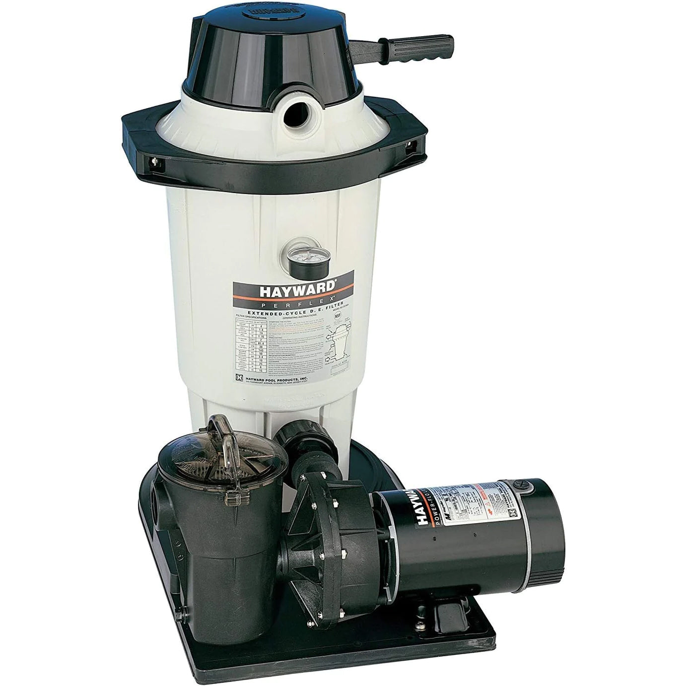 Hayward Perflex W3EC40C92S Above Ground DE Filter System With 1 H.P. Matrix Pump