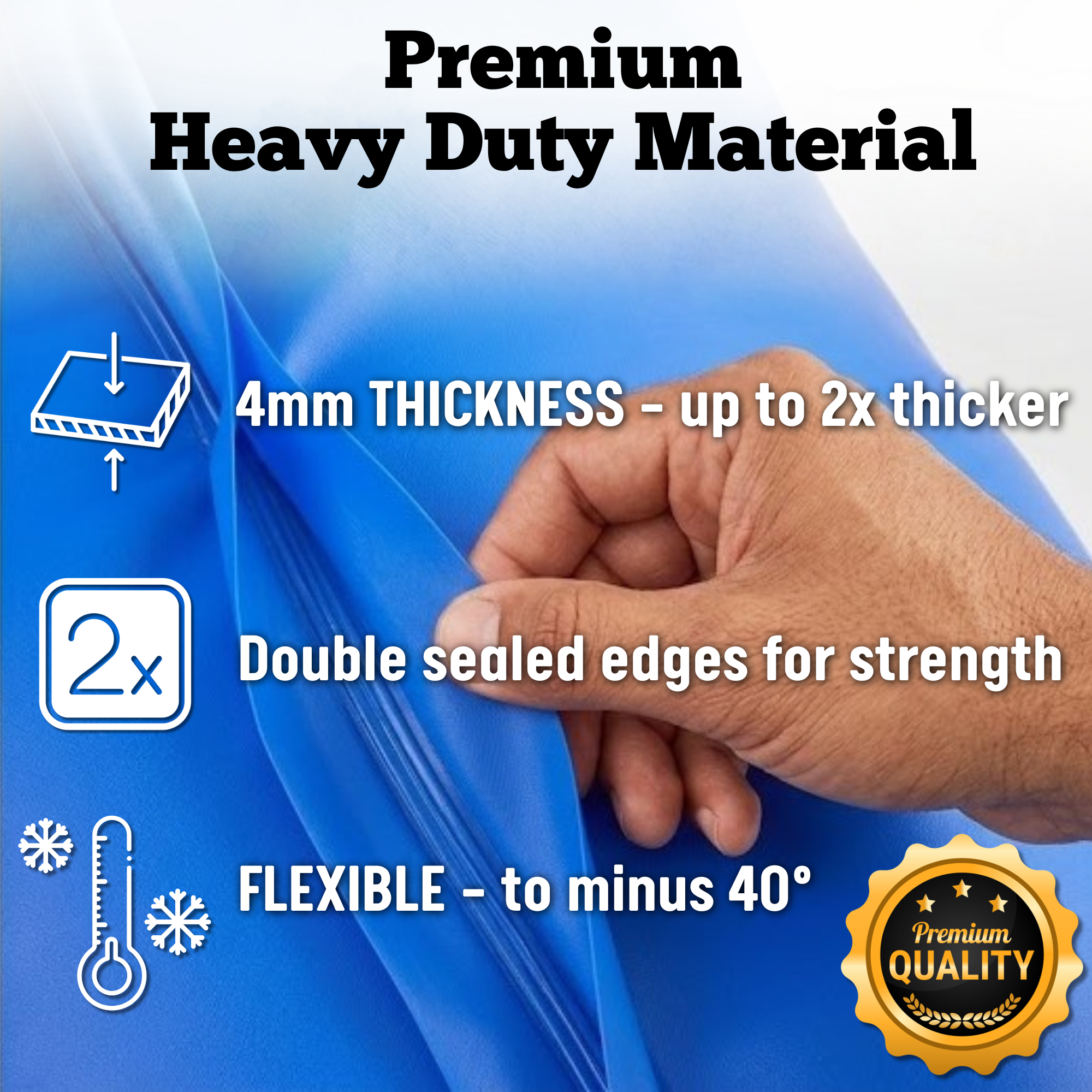 Premium 4' x 8' Heavy Duty Air Pillow For Under Winter Covers