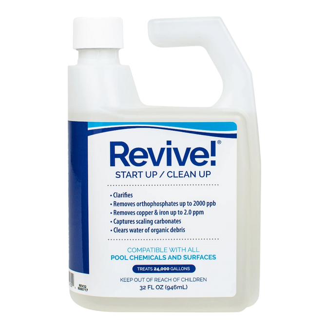API Revive! Start Up Pool Treatment for Phosphate, Metal, and Scale Removal, 32 Ounce