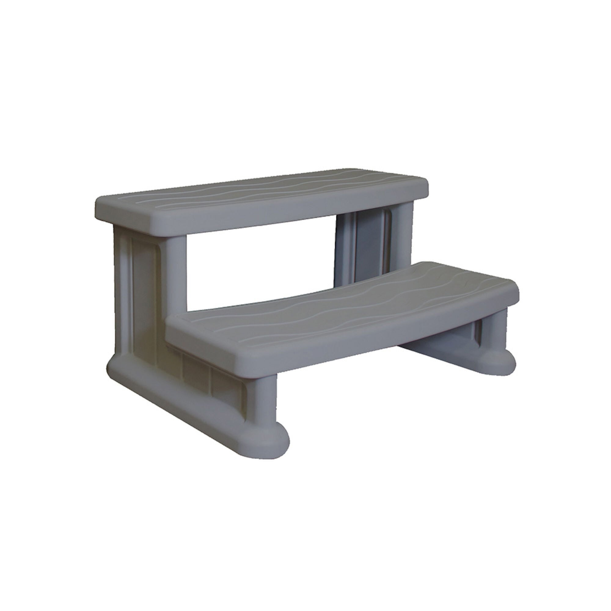 Cover Valet™ Spa Side Step - Warm Gray