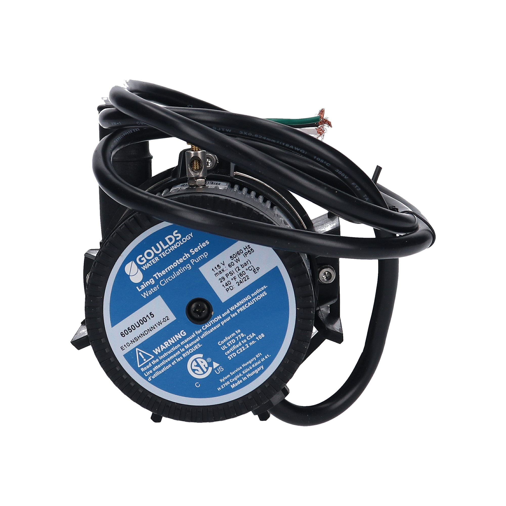 Laing E10 Spa Pump 1 Speed 115V 3/4" Barb | 73989