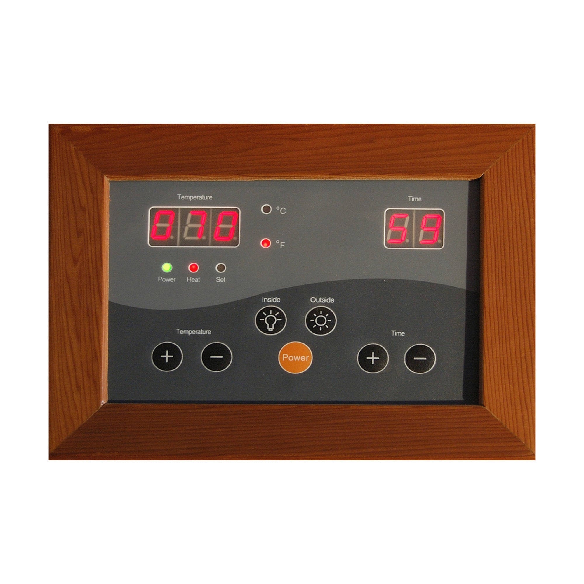 4 Person Corner Cedar Infrared Heatwave Sauna Whistler - SA1320