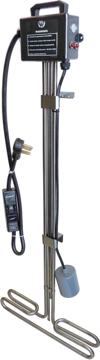 HydroQuip Baptistry 6.0kW 240V Immersion Heater BIS-60-240-G w/ Float Switch