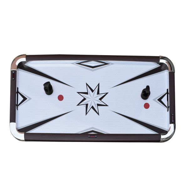 Midtown II 6-ft Air Hockey Table with LED Scoring - Dark Cherry Finish - BG50388