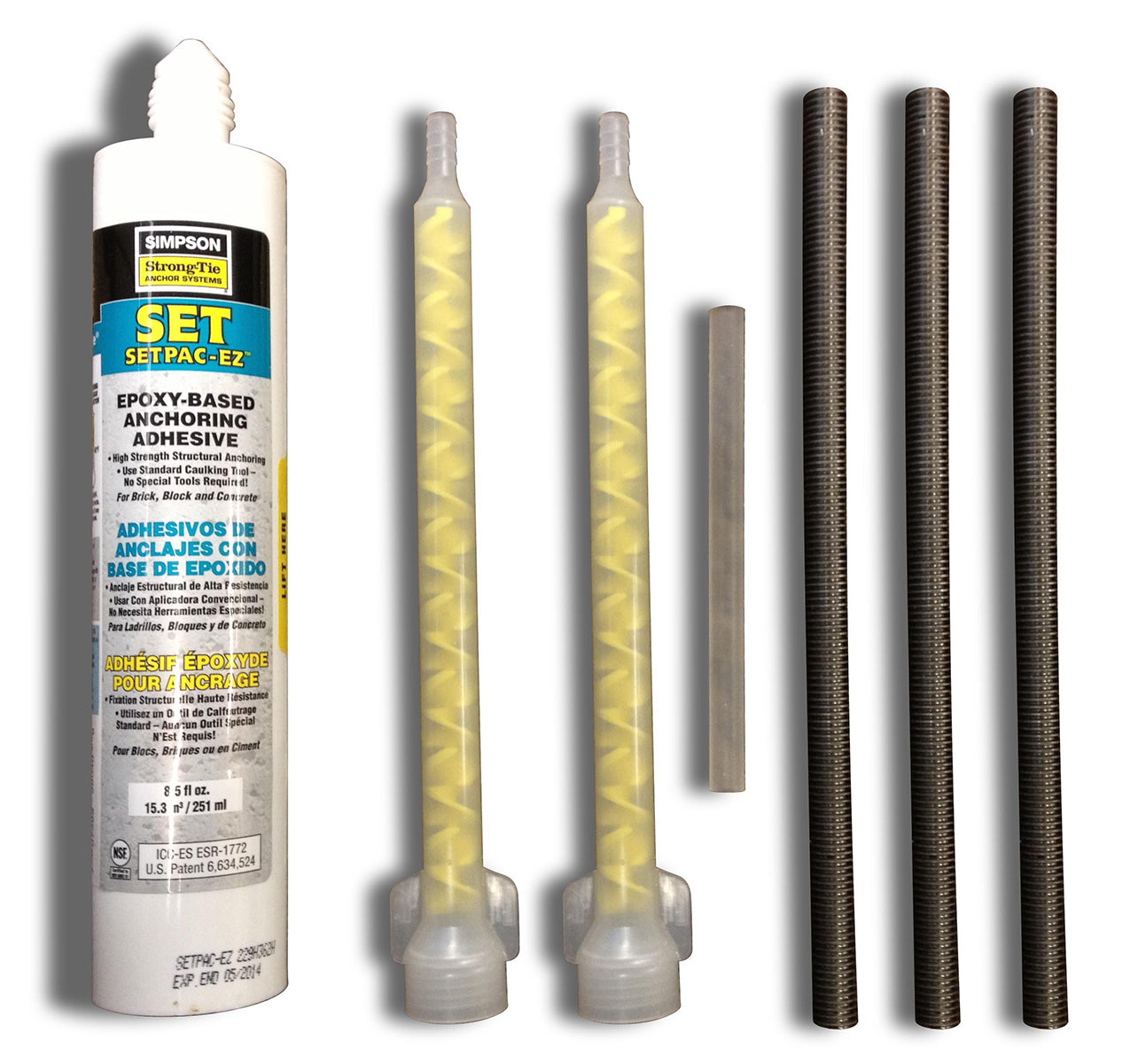 SR Smith 3-Bolt Diving Board Epoxy Kit