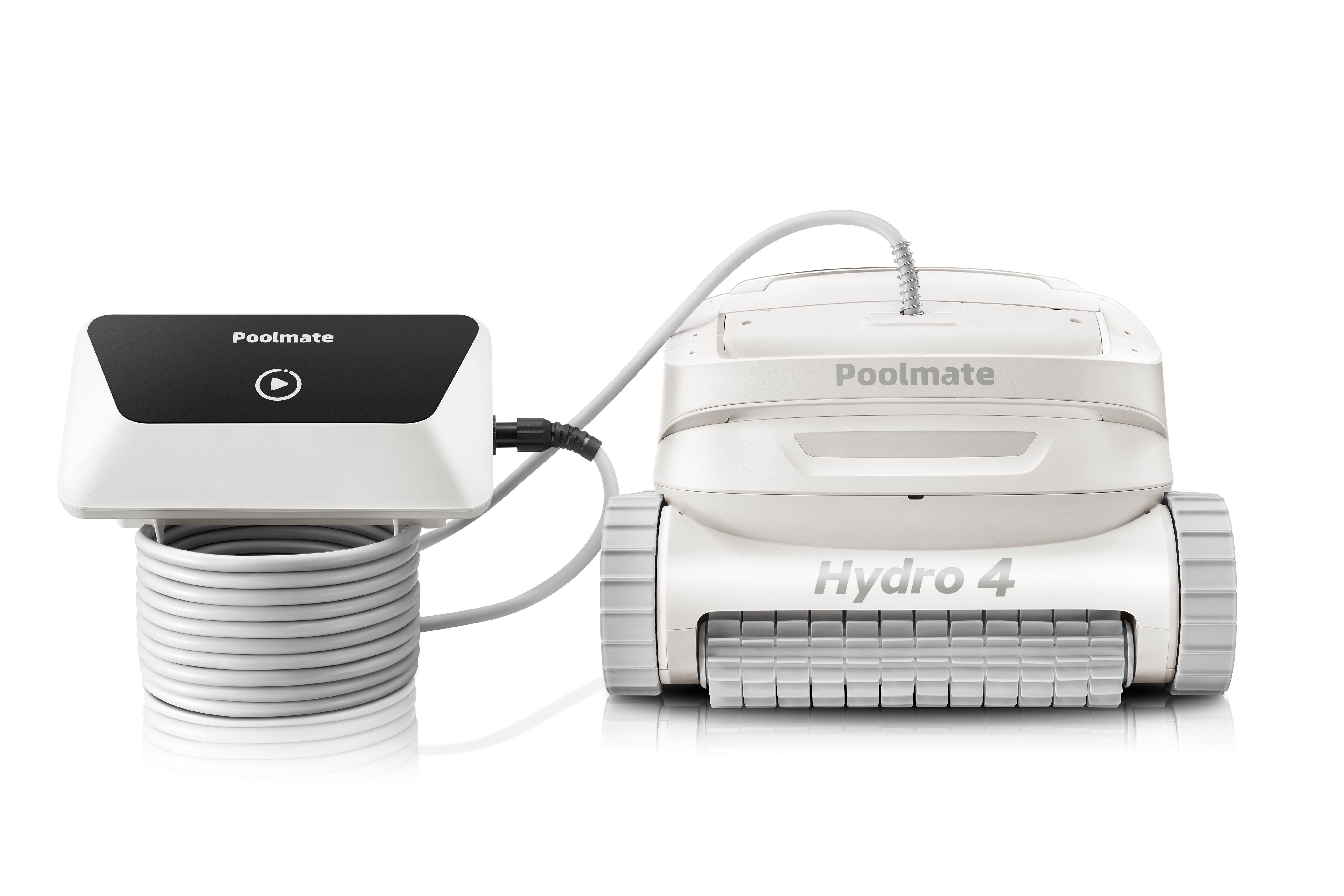 Poolmate Hydro 4 Pool Robot Cleaner for Inground & Above Ground Pools | Floor, Wall & Waterline Cleaning | Smart App Control with WiFi & Bluetooth | 50ft Cord