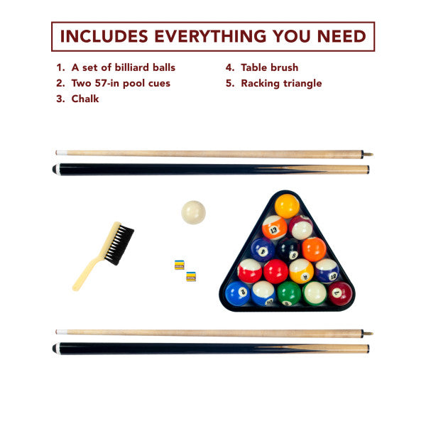 Montecito 8-ft Pool Table - Driftwood