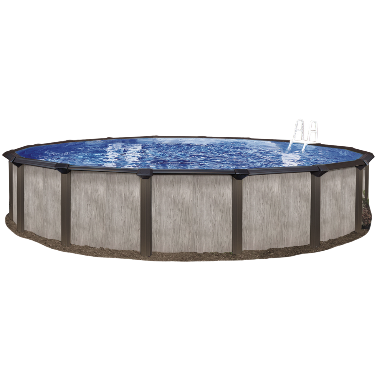 21' x 54" Round Lagoon Luxe Hybrid Above Ground Pool