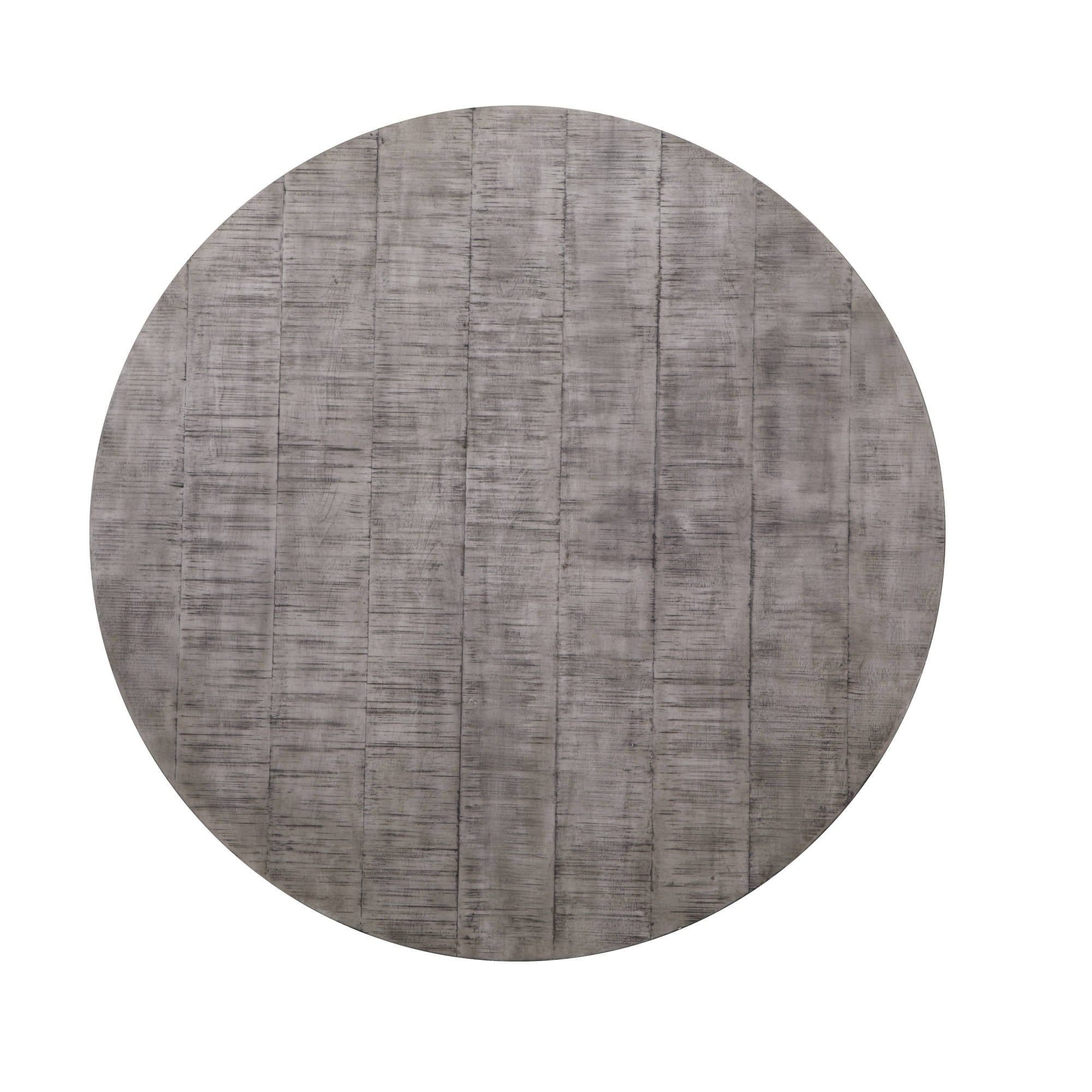 Montecito 48-in Poker Table and Dining Top with 4 Arm Chairs - Rustic Gray