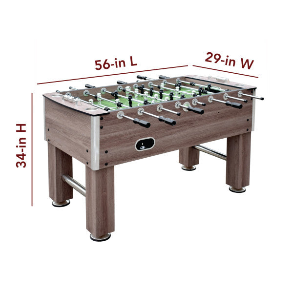 Driftwood 56-in Foosball Table - Premium Grade - BG1135F