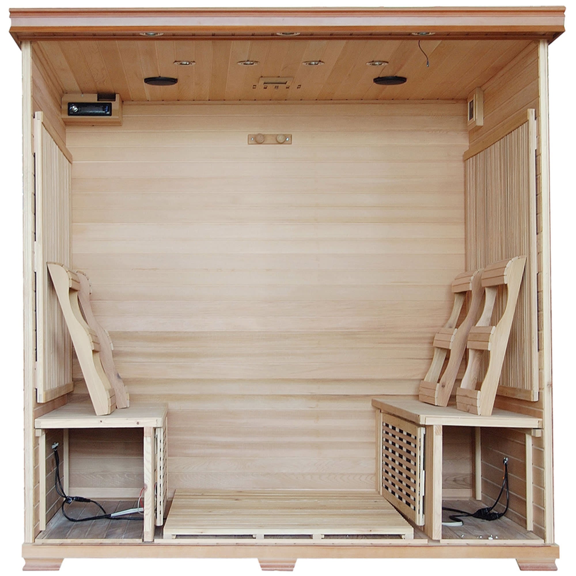 Great Bear 6 Person Cedar Heatwave Sauna - SA1323