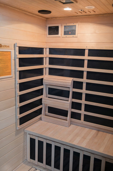 2-Person Hemlock Infrared Sauna with 6 Carbon Heaters Sonoma - SA7018