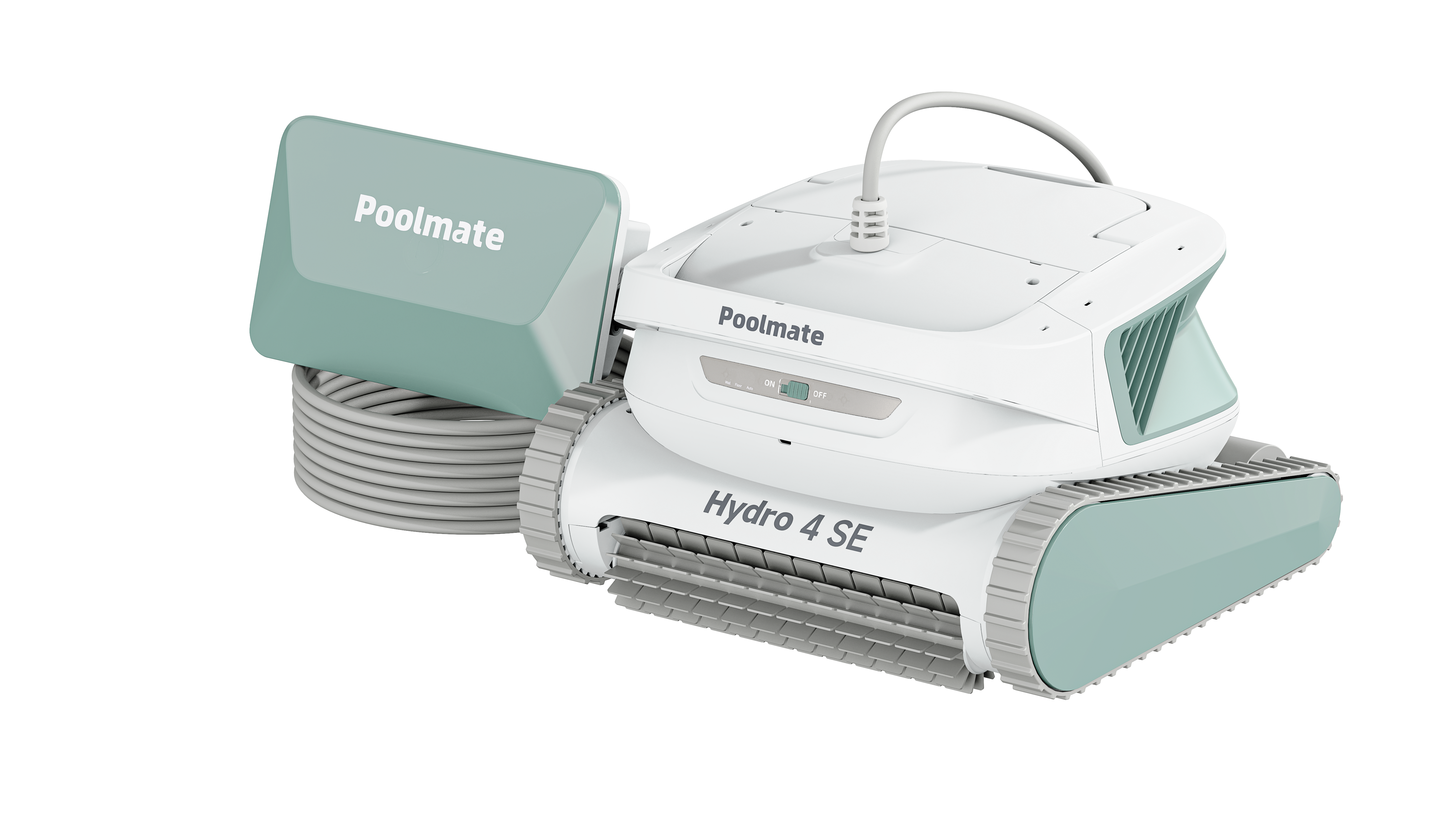 Poolmate Hydro 4 SE Corded Robotic Pool Cleaner Climbs Walls & Floors, Ideal for Above Ground/Inground Pools Up to 40FT Long Cable