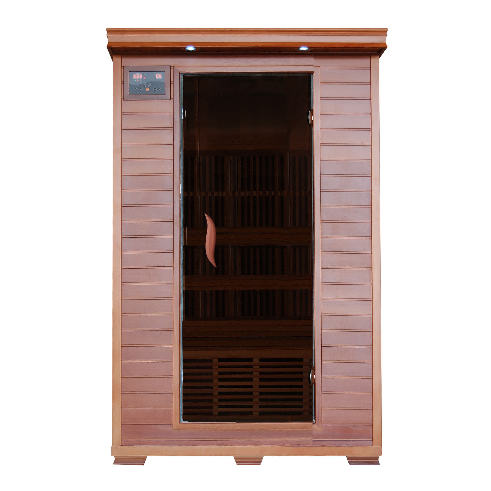 Infrared 2 Person Cedar Home Sauna With Carbon Heaters By Heatwave Saunas - Yukon - SA1309