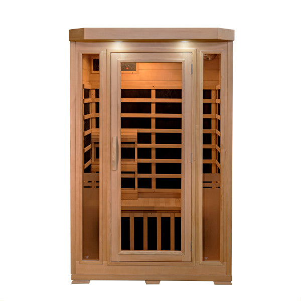 2-Person Hemlock Infrared Sauna with 6 Carbon Heaters Sonoma - SA7018