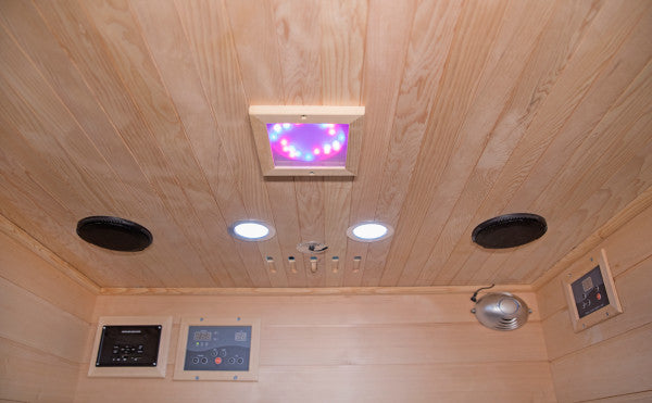 2-Person Hemlock Infrared Sauna with 6 Carbon Heaters Sonoma - SA7018