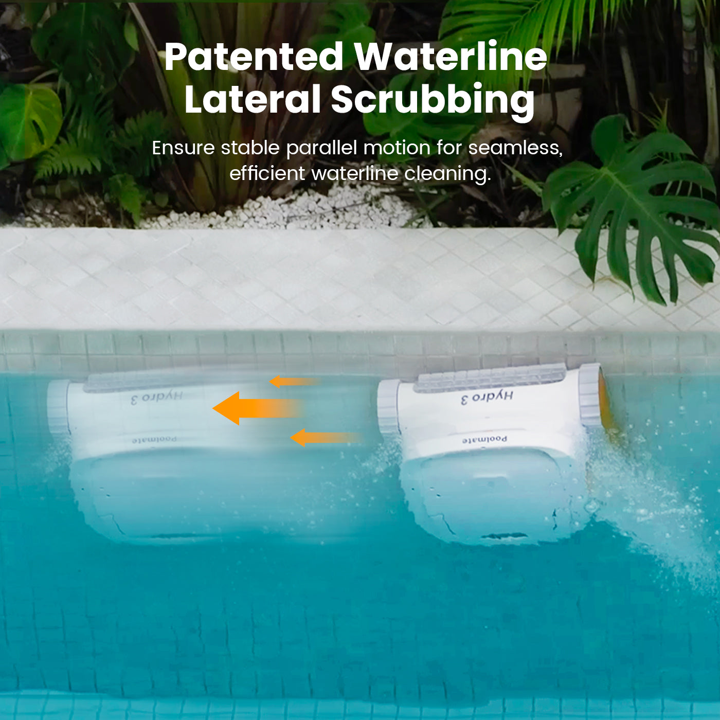 Poolmate Hydro 3 Robotic Pool Cleaner for Inground/Above Ground Pools
