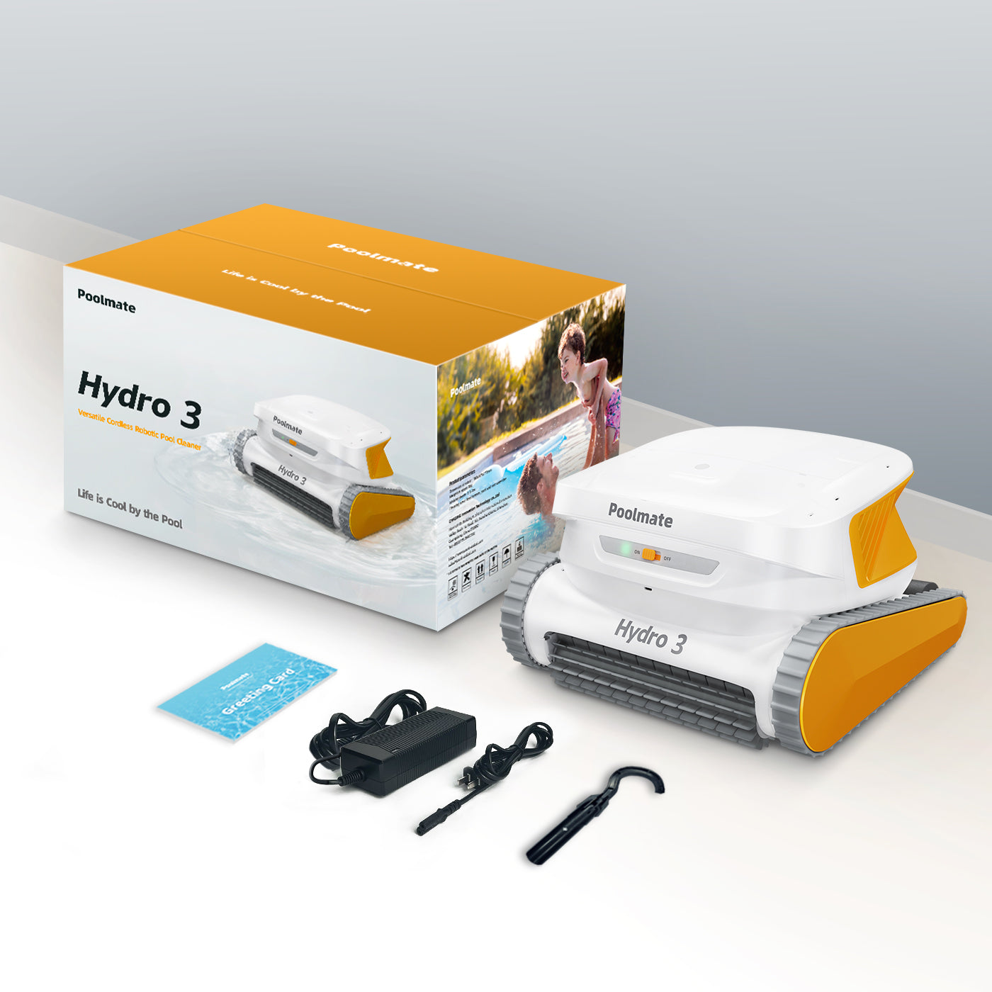 Poolmate Hydro 3 Robotic Pool Cleaner for Inground/Above Ground Pools