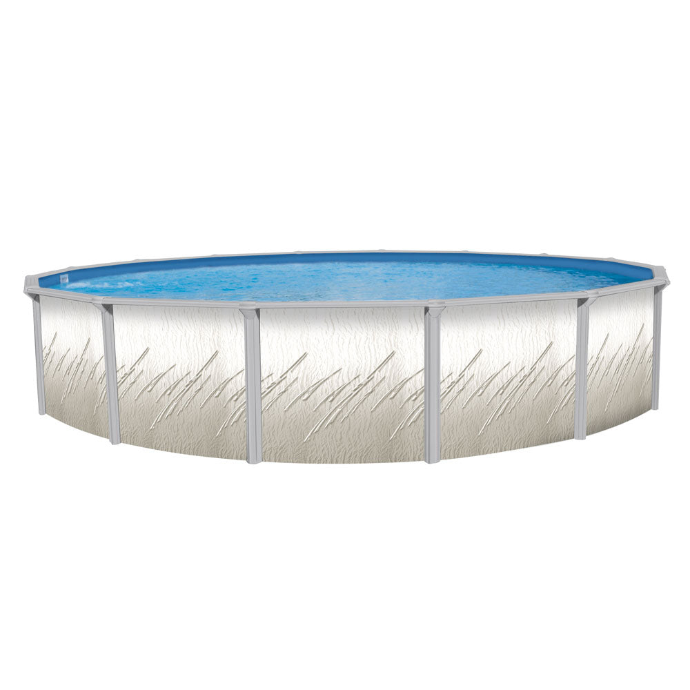 Whispering Springs 30' Round 52" Steel Pool w/ 6" Top Ledge