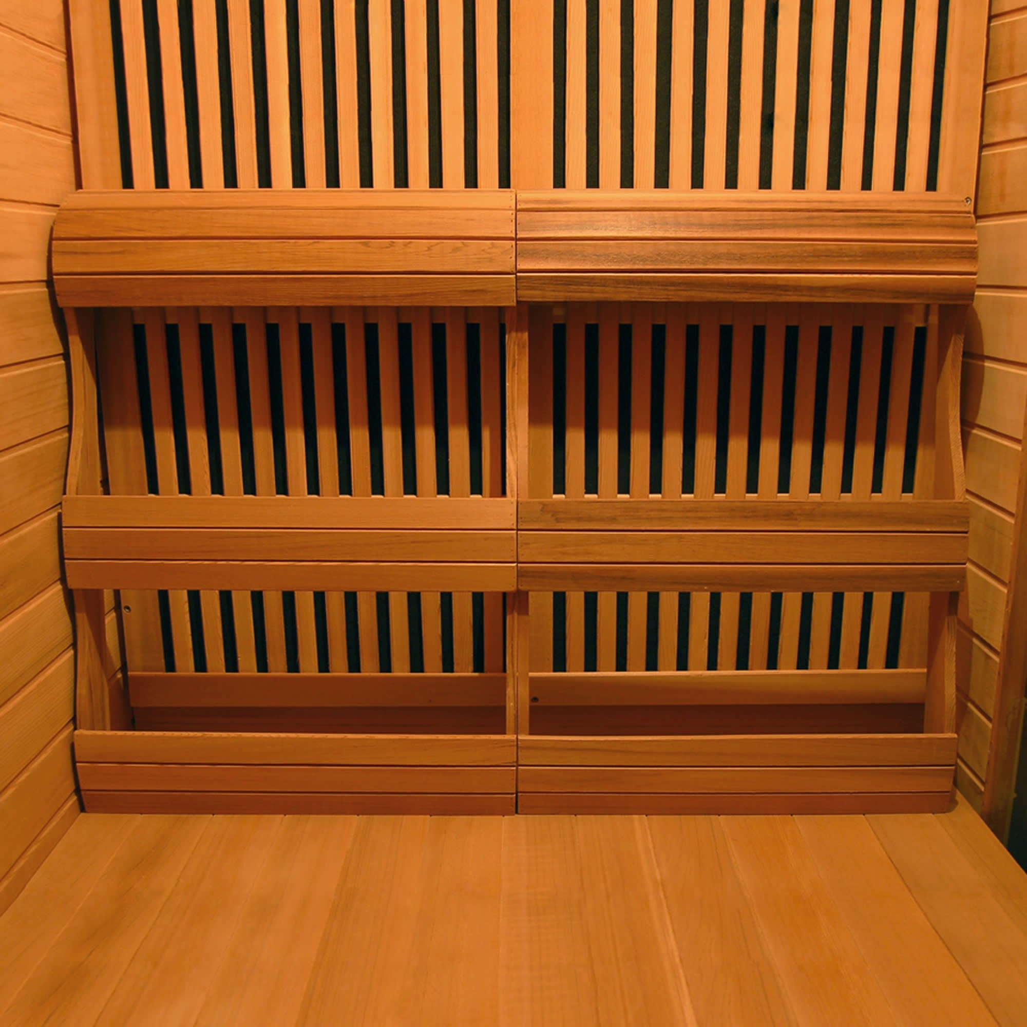 4 Person Corner Cedar Infrared Heatwave Sauna Whistler - SA1320