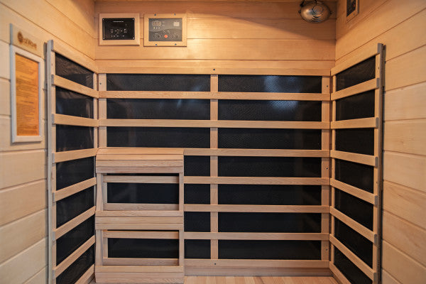 2-Person Hemlock Infrared Sauna with 6 Carbon Heaters Sonoma - SA7018