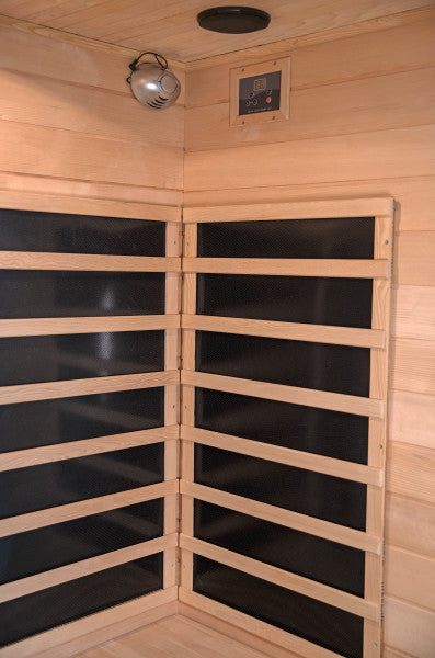 2-Person Hemlock Infrared Sauna with 6 Carbon Heaters Sonoma - SA7018