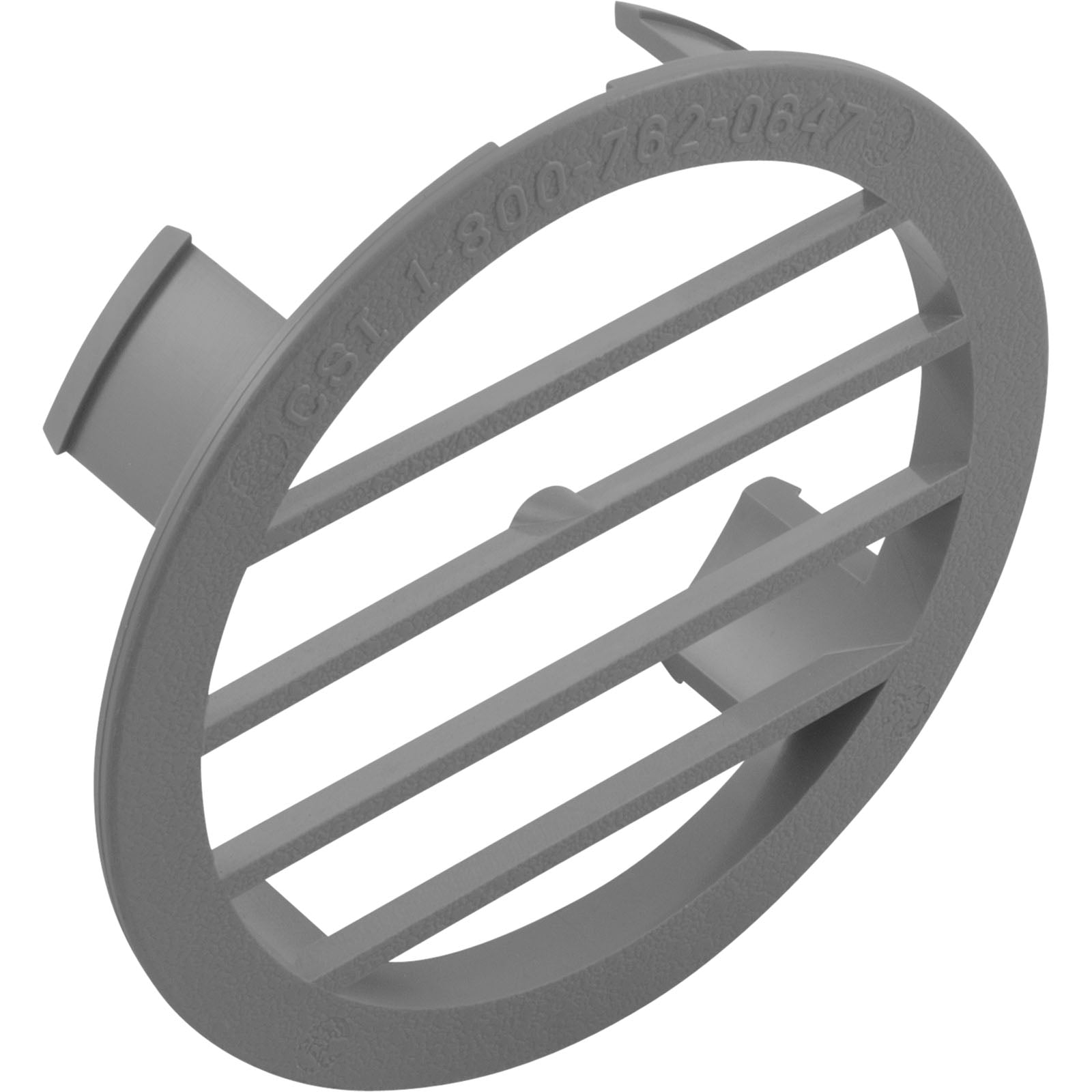 Zodiac Leaf-B-Gone Concrete Wall Fitting Grate, Gray, 1-1-173