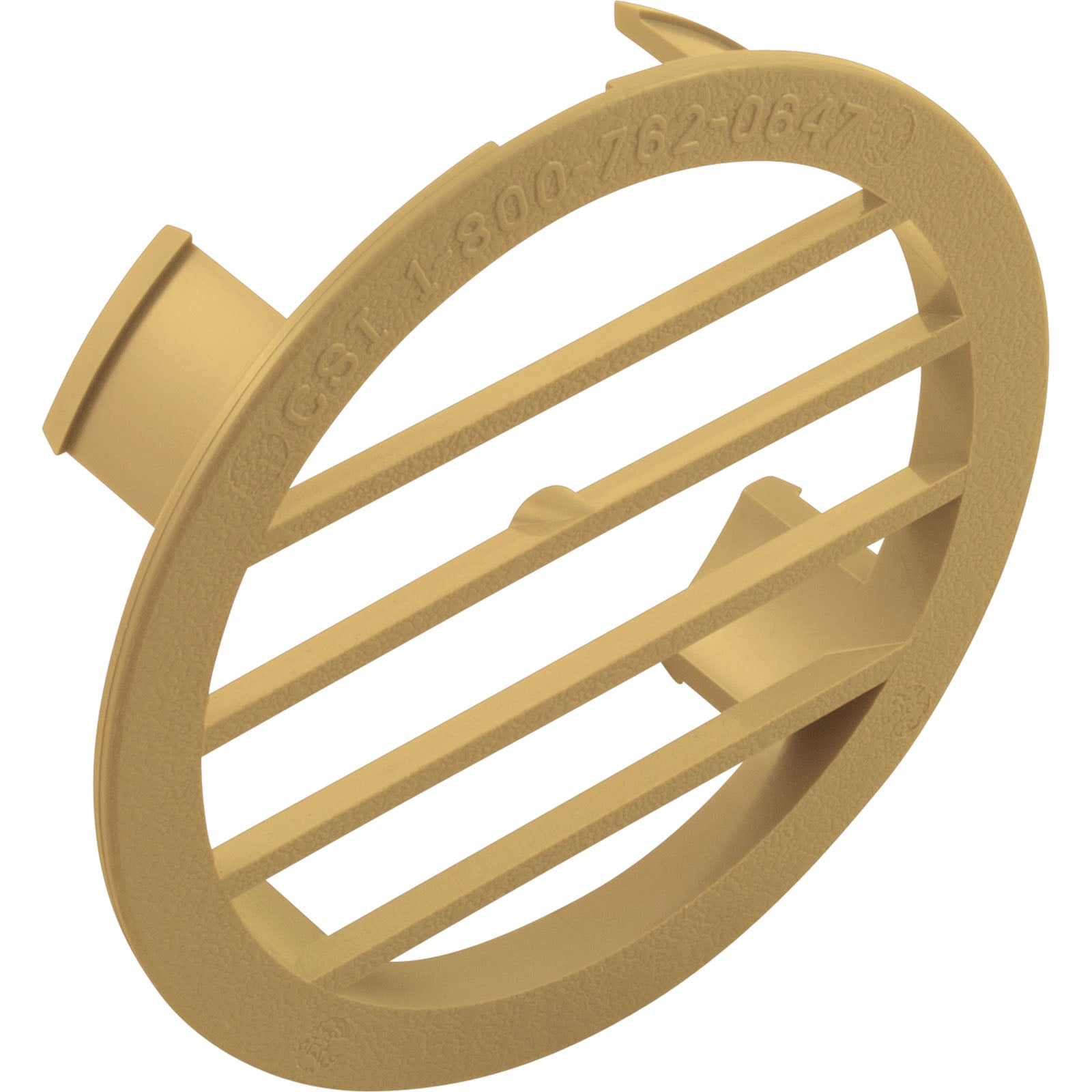 Zodiac Leaf-B-Gone Concrete Wall Fitting Grate, Gold, 1-1-174