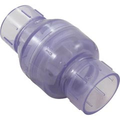 Check Valve, Flo Control 1011, 2"s, 1/2lb, Spring, Water, Clear 1011C20