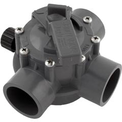 Diverter Valve, Jandy/Zod, 1-1/2"s/2"spg Pos Seal, 3 Way, Gray 1154