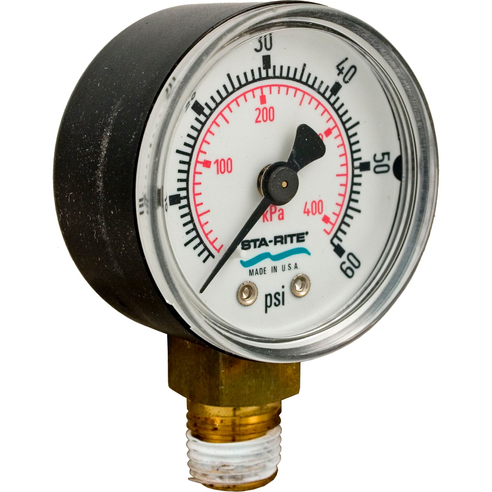Pentair 15060-0000T Bottom Mount Pressure Gauge For Sta-Rite - OEM