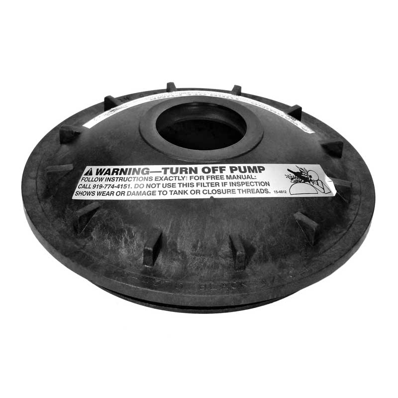 Tank Lid, Pentair, TR100C/TR140C/Triton C3, 8-1/2", Btr Thd 154575