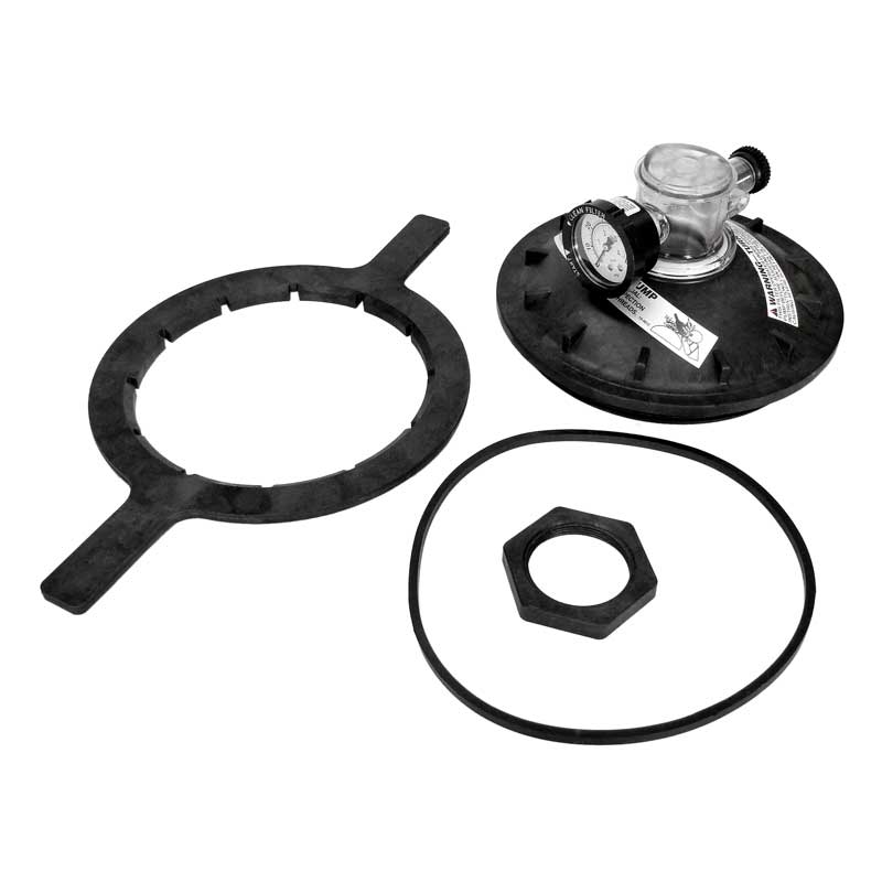 Tank Lid Kit, Pent Triton TR100C/TR140C,8-1/2", Blk, Btr Thd 154856