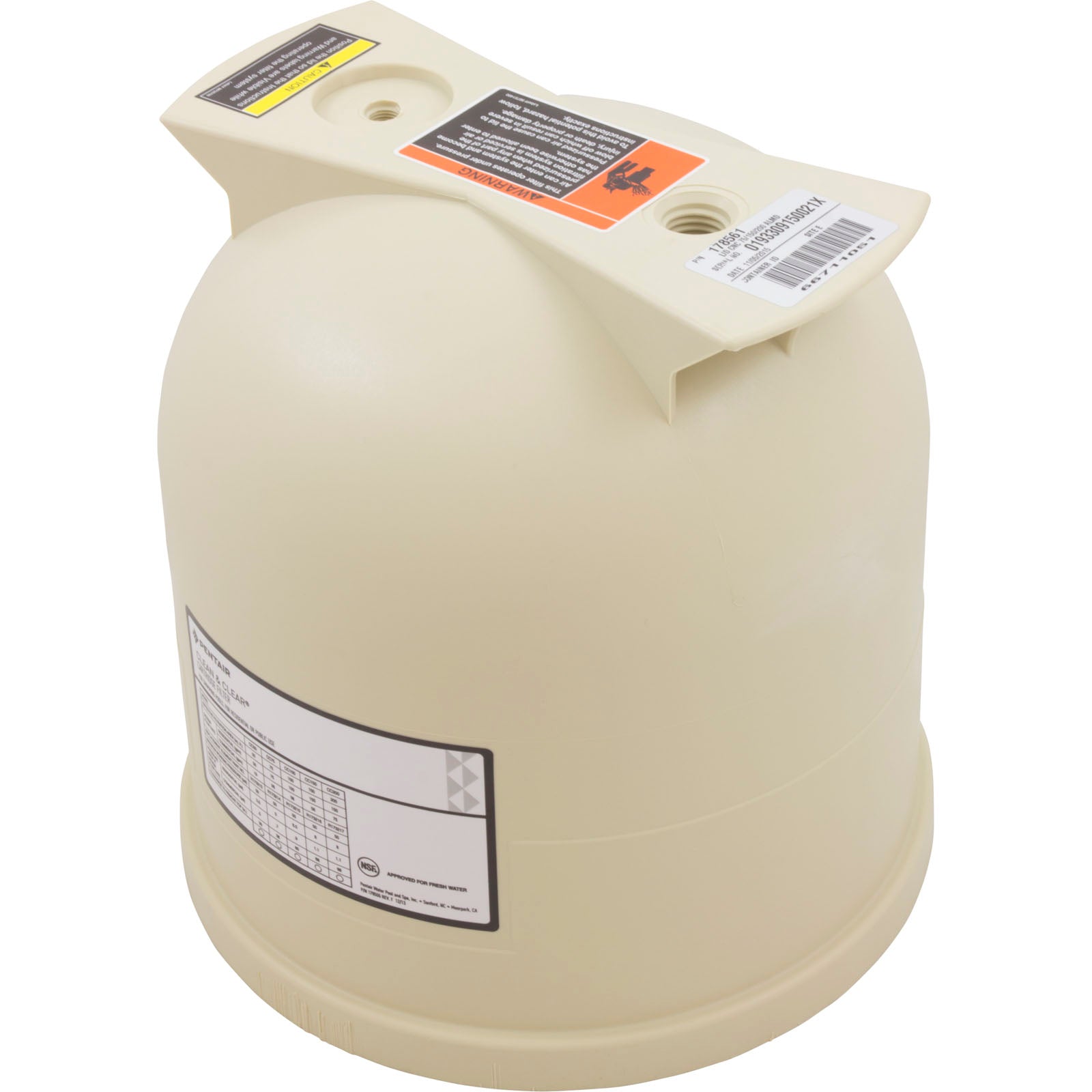 Tank Lid, Pentair, Almond 178561