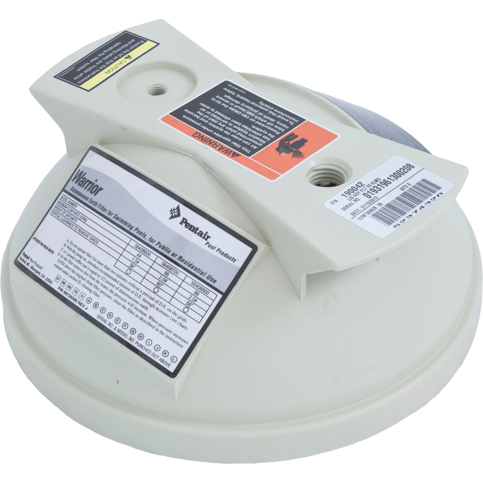 Almond Tank Lid- 190042