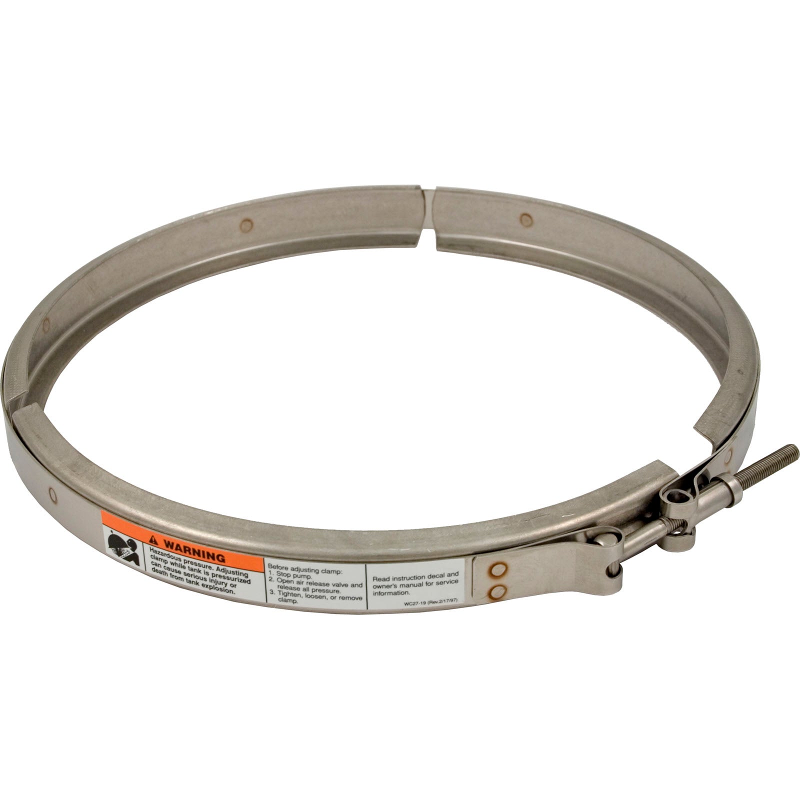 Clamp Ring, Pentair Sta-Rite PosiFloII, w/o Nut, Bottom- 25010-9100