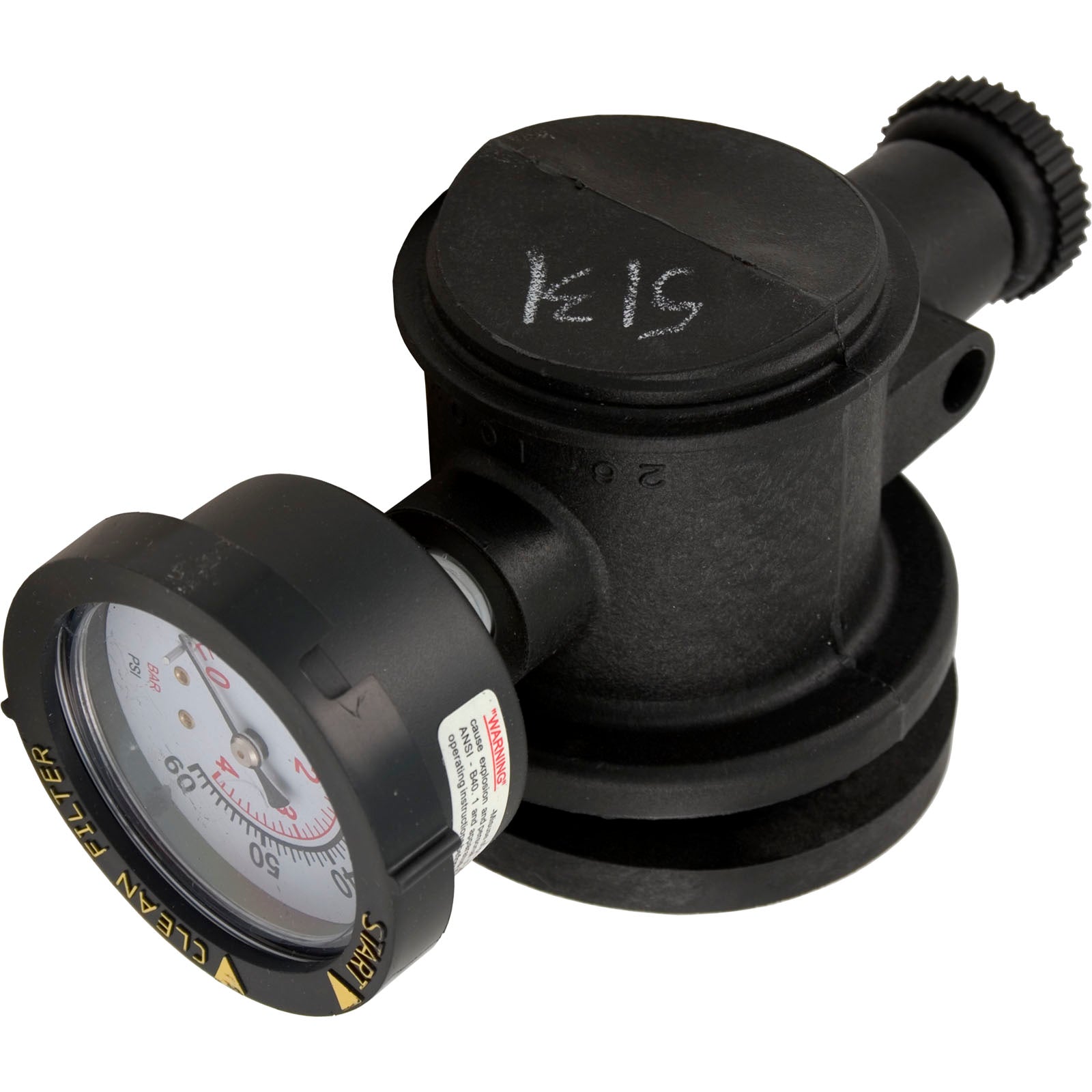 Manual Air Relief Valve, Pentair PacFab Purex, with Clamp- 261003