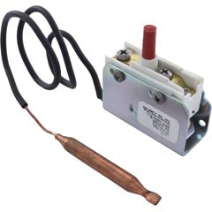 Hi-Limit, 5/16" dia, 12"Capillary, SPST, Screw Terminal, 25A 275-3290-00