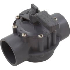 Diverter Valve, Jandy/Zod, 2"s/2-1/2"spg Pos Seal, 2 Way, Gray 2876