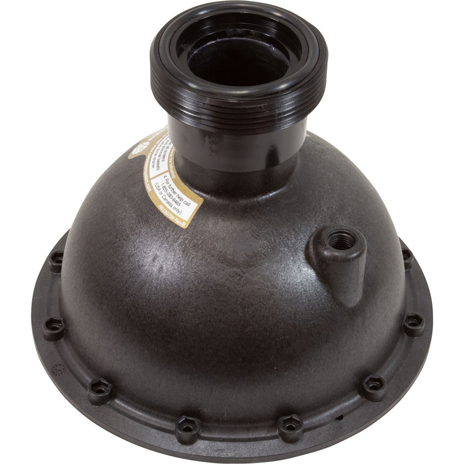 Zodiac Top Housing With Threaded Union Adapter, 3-9-211