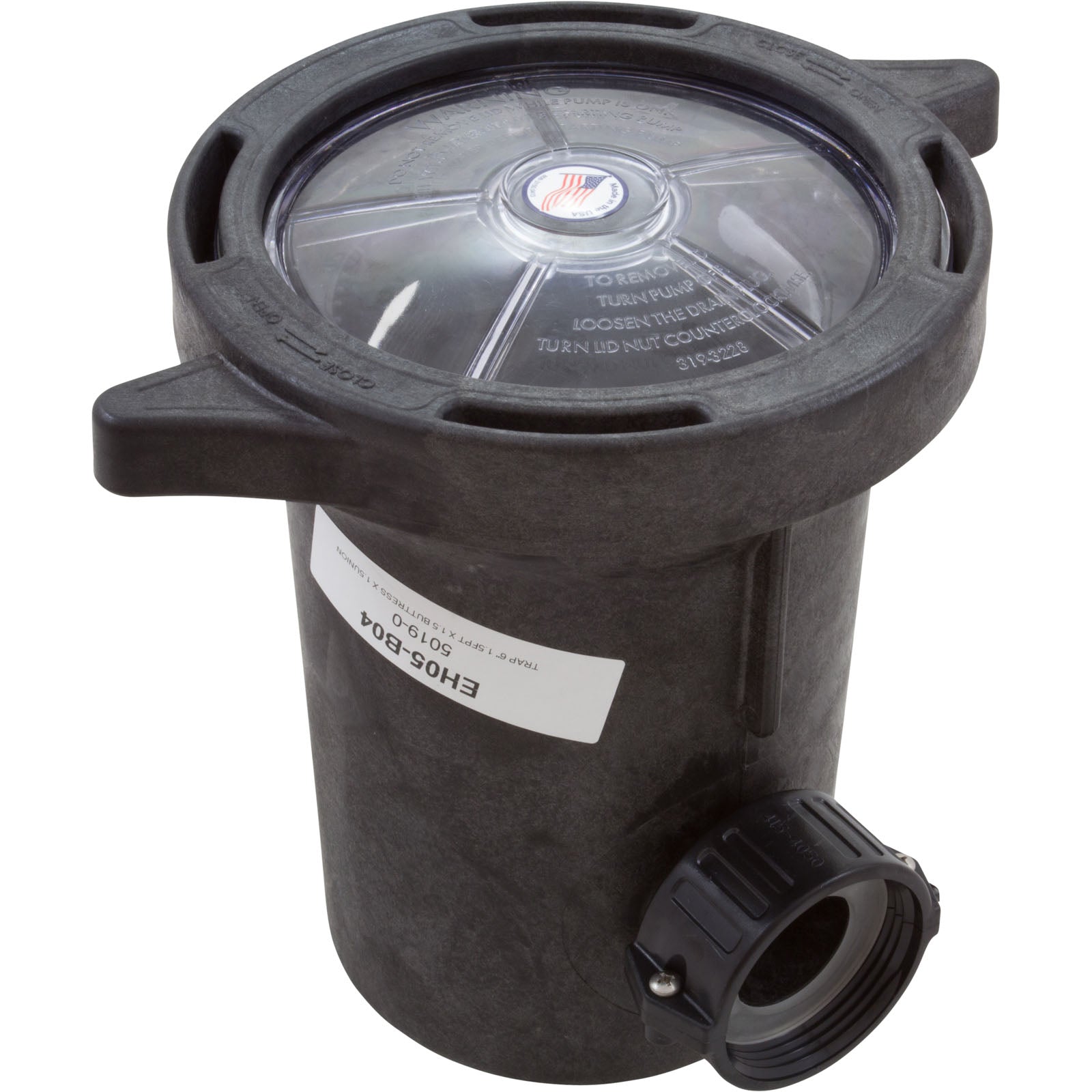 Trap Assy, WW Ctr Disch/Spa-Flo, 1-1/2"Union x 1-1/2"mbt/fpt- 310-5400