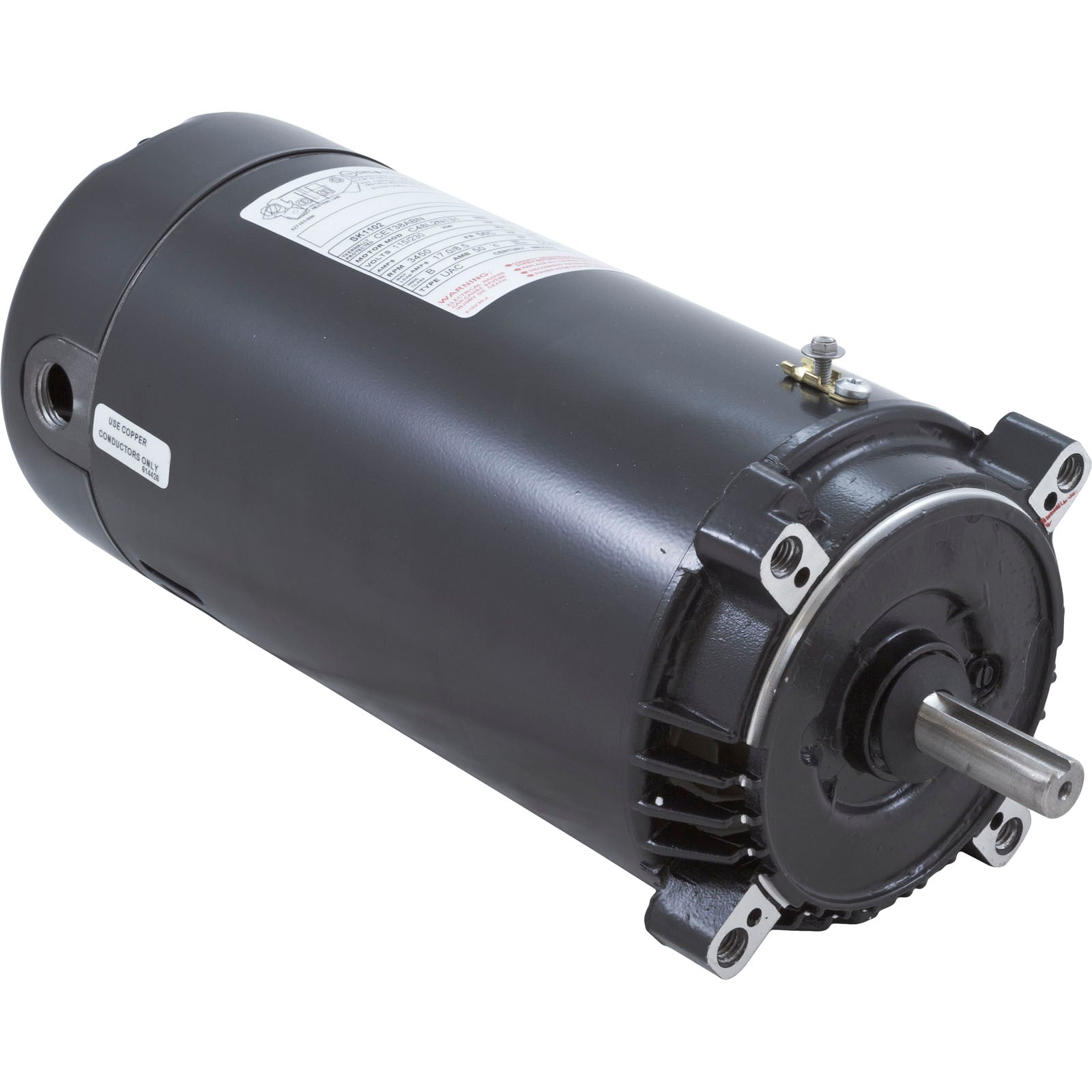 Motor, Century, 1.0hp, 115v/230v, 1-Spd, 56Cfr, C-Face Key/ SK1102