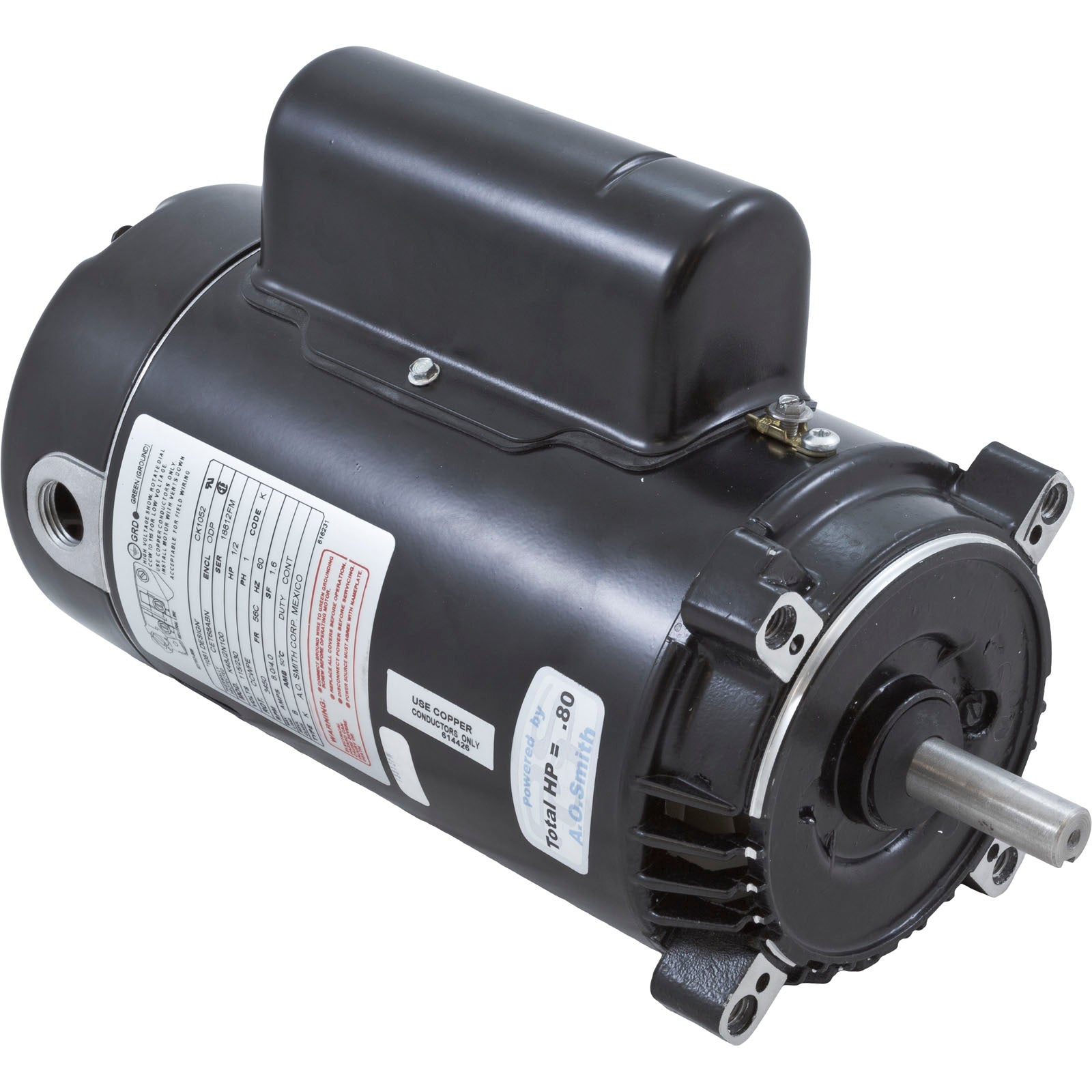 Motor, Century, 1.5hp, 115v/230v, 1-Spd, 56Cfr, C-Face Key/ SK1152