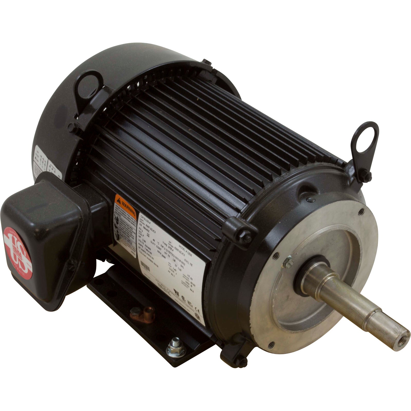 Motor, USMotor, 3.0hp, 230v/460v, 3ph, 1-Spd, 50Hz, EQ Series/ 350156S