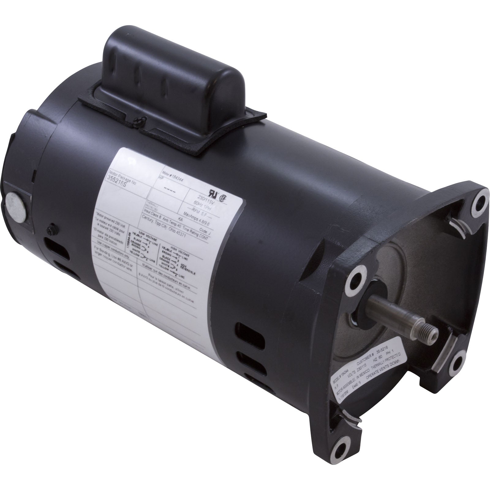 AF75, AF120, AFP75, AFP120 Motor/ 355218S