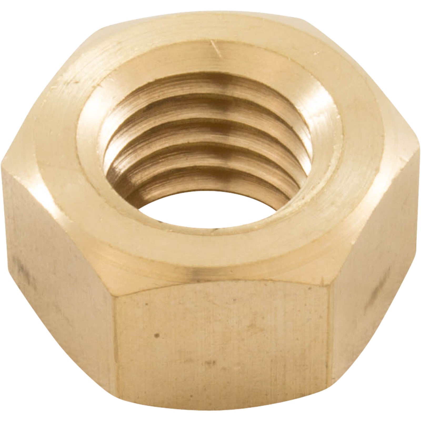 Hex Nut, 5/8" -11, Brass, qty 5- 356776