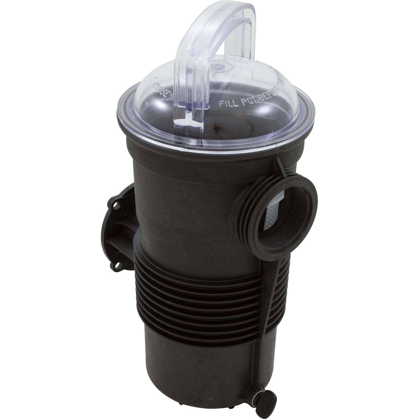 Pentair Challenger Trap Assembly, All Except 3F/5F, Black, Includes Basket | 359507