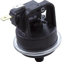 Pressure Switch, 4037P, 21A, TecMark, 1/8" mpt, SPST 4037P