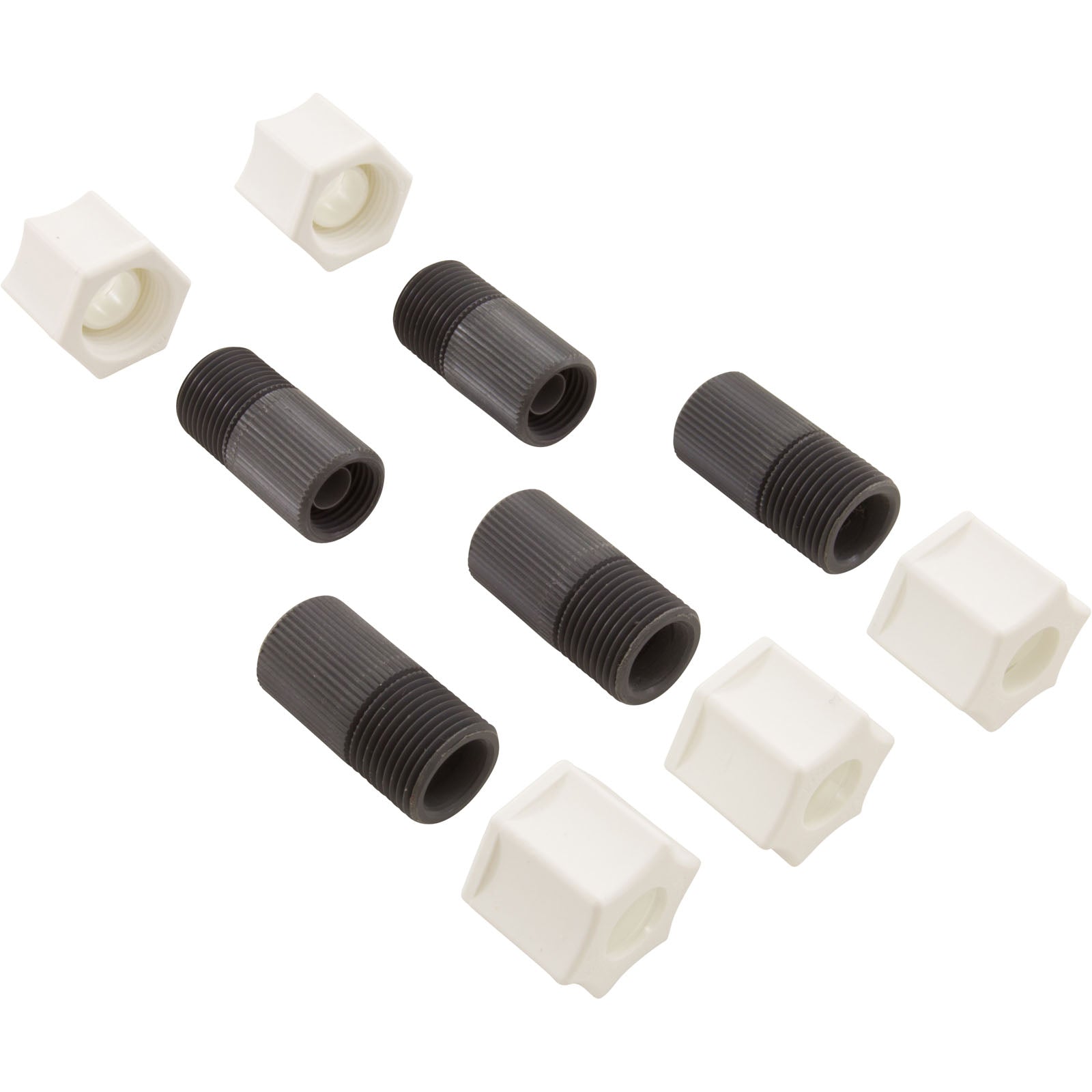 Connecting Nut, Qty 5, Stenner, 3/8", w/ 1/4" Adapter, MCADPTR