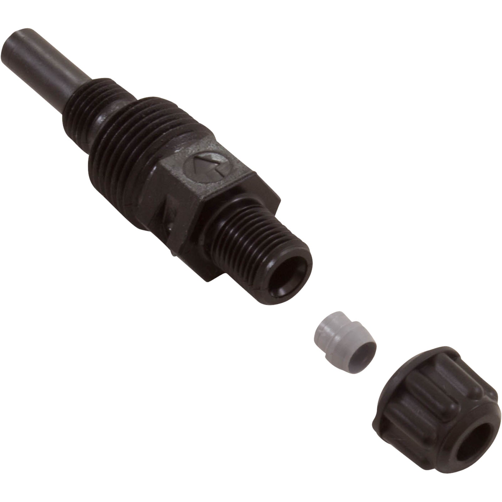 Injection Fitting Complete, Stenner, 1/4", PVC, UCAK300